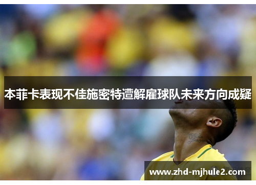 本菲卡表现不佳施密特遭解雇球队未来方向成疑 本菲卡表现不佳施密特遭解雇球队未来方向成疑